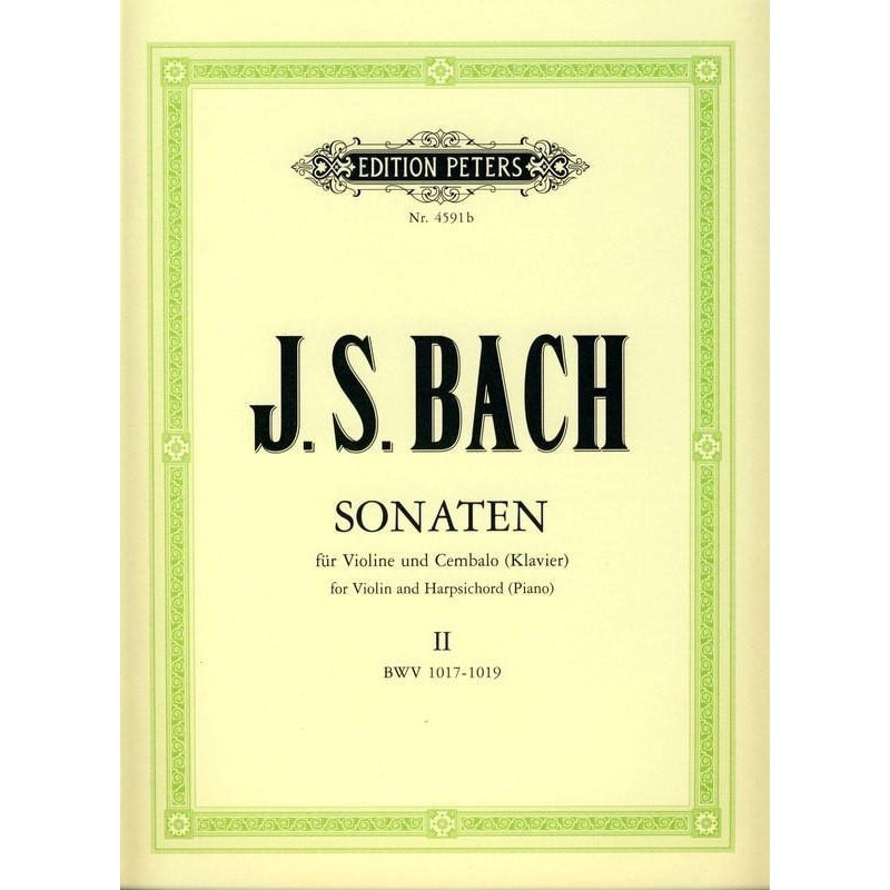6 Sonatas Vol 2 BWV 1017-1019