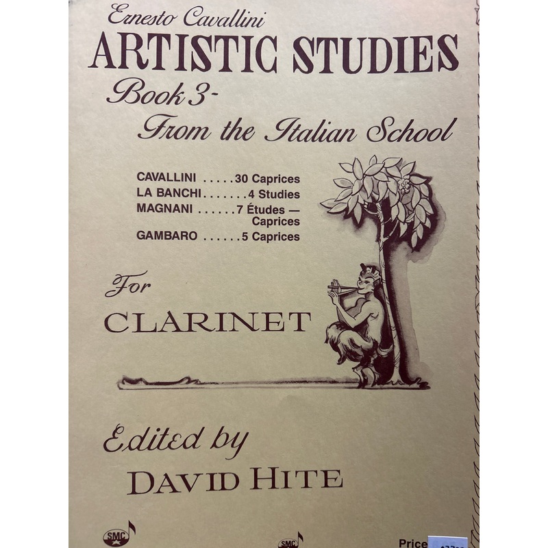 Artistic Studies - Book 3 (Italian School) - Cavallini/Hite