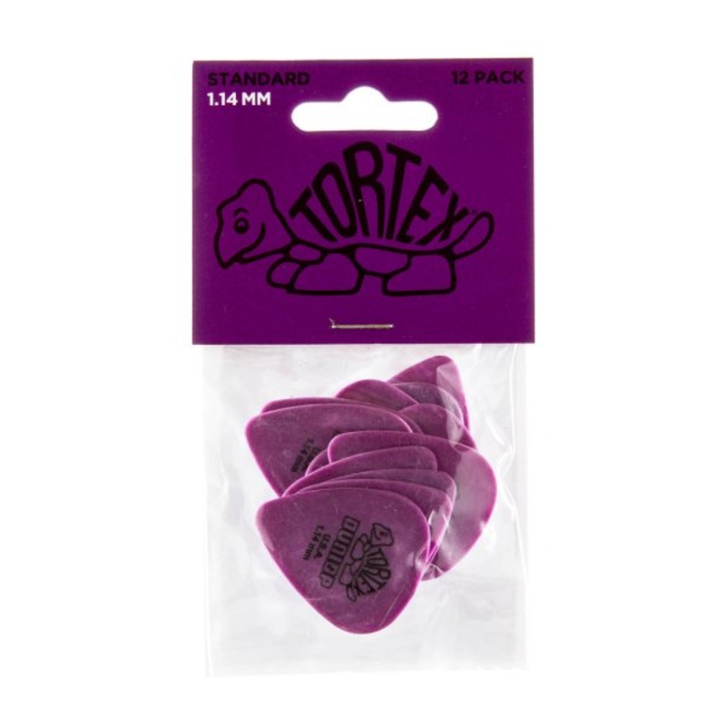 Dunlop Tortex Standard Guitar Picks 12-Pack 1.14mm