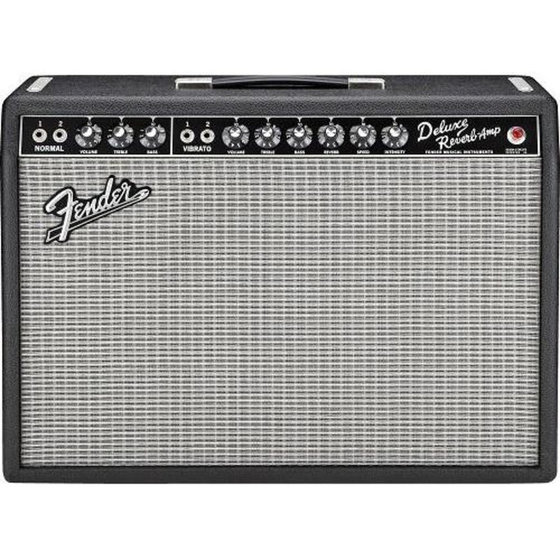 Fender '65 Deluxe Reverb Tube Electric Guitar Amp with 12" Speaker-22 Watts