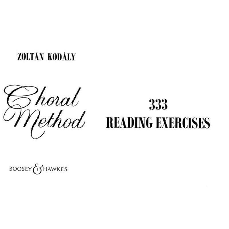 Kodaly Choral Method Vol. 2 - 333 Reading Exercises
