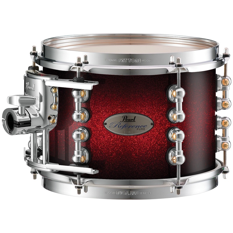 Pearl Music City Custom Reference Pure 18"x14" Bass Drum w/BB3 Mount SCARLET SPARKLE BURST RFP1814BB/C377