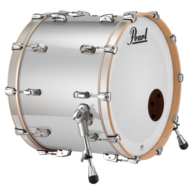 Pearl Music City Custom 26"x14" Reference Series Bass Drum w/o BB3 Mount MIRROR CHROME RF2614BX/C426