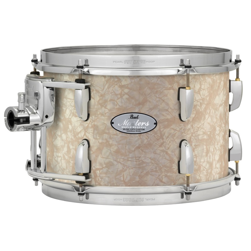 Pearl Music City Custom Masters Maple Reserve 18"x16" Bass Drum w/BB3 Mount NICOTINE WHITE MARINE PEARL MRV1816BB/C405