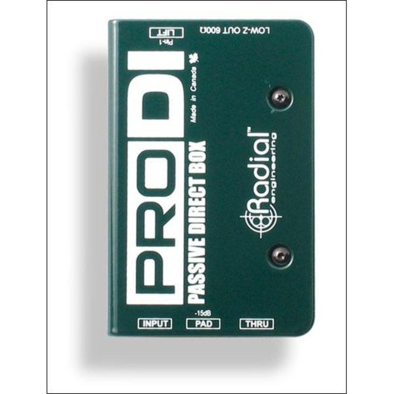 Radial Engineering PRO-DI Passive Direct Box