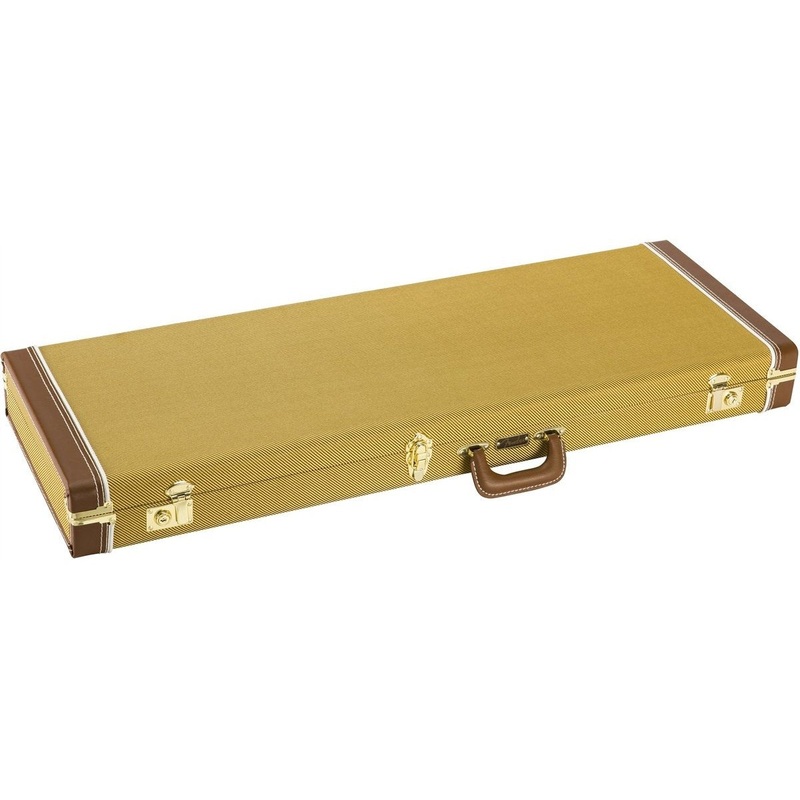 Fender Classic Series Strat/Tele Wood Hardshell Case-Tweed