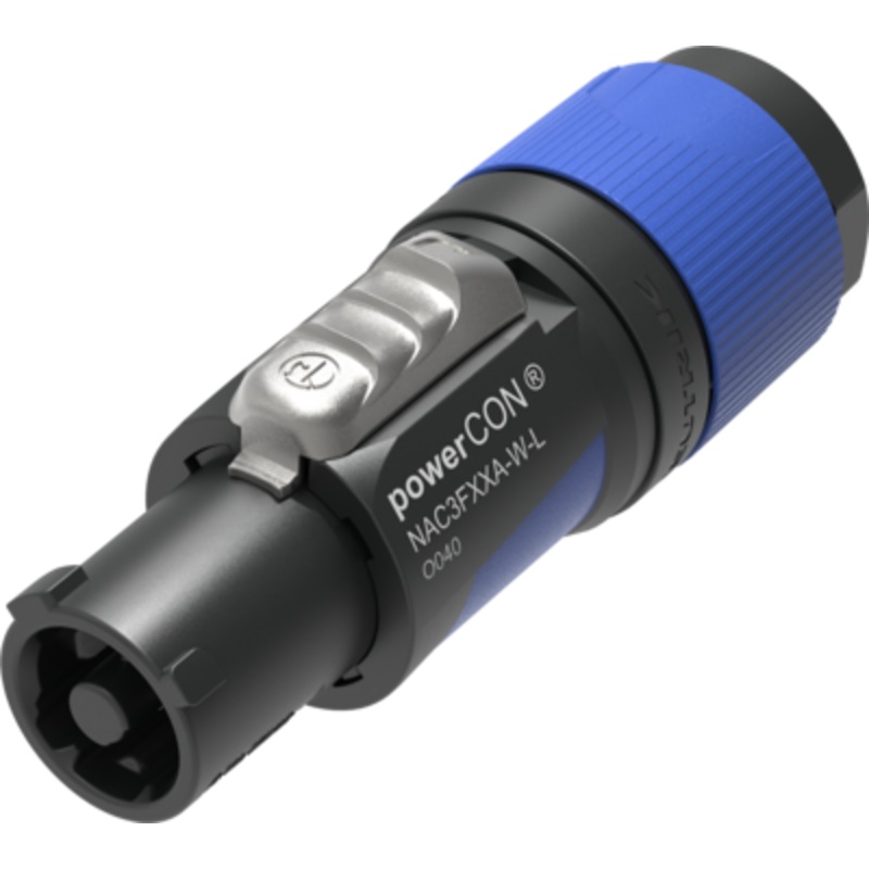 Neutik Power Con connector Blue (Power In)