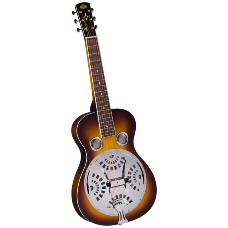 Regal RD-40 Series Studio Dobro with "Power Reflex" sound chamber. RD-40VS Squareneck in Vintage Sunburst