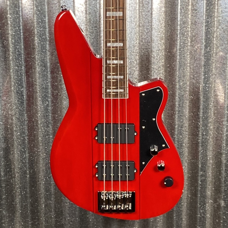 Reverend Thundergun 4 String Bass Transparent Cherry Used