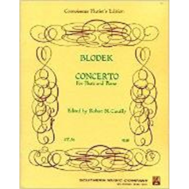 Concerto for Flute and Piano - Blodek/Edited by Cavally