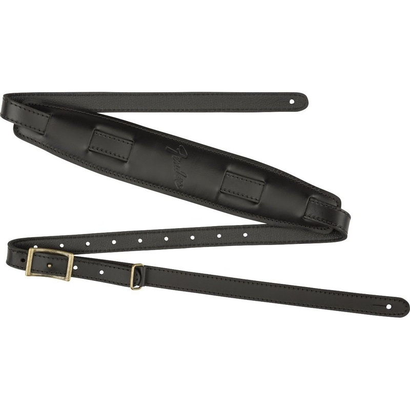 Fender Mustang Saddle Guitar Strap-Black