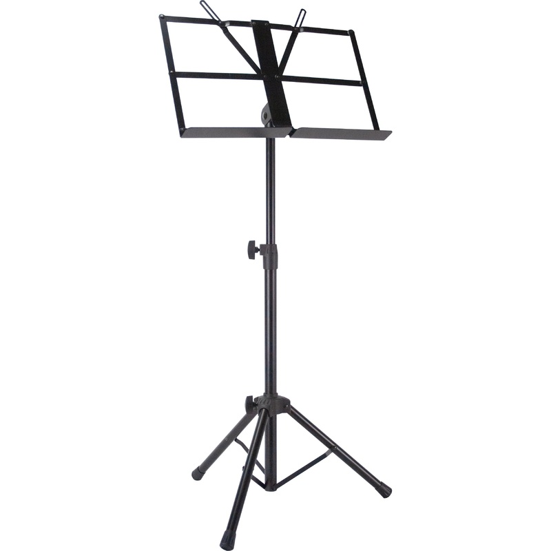 Profile MS125B Professional Foldable Music Stand with Gig Bag