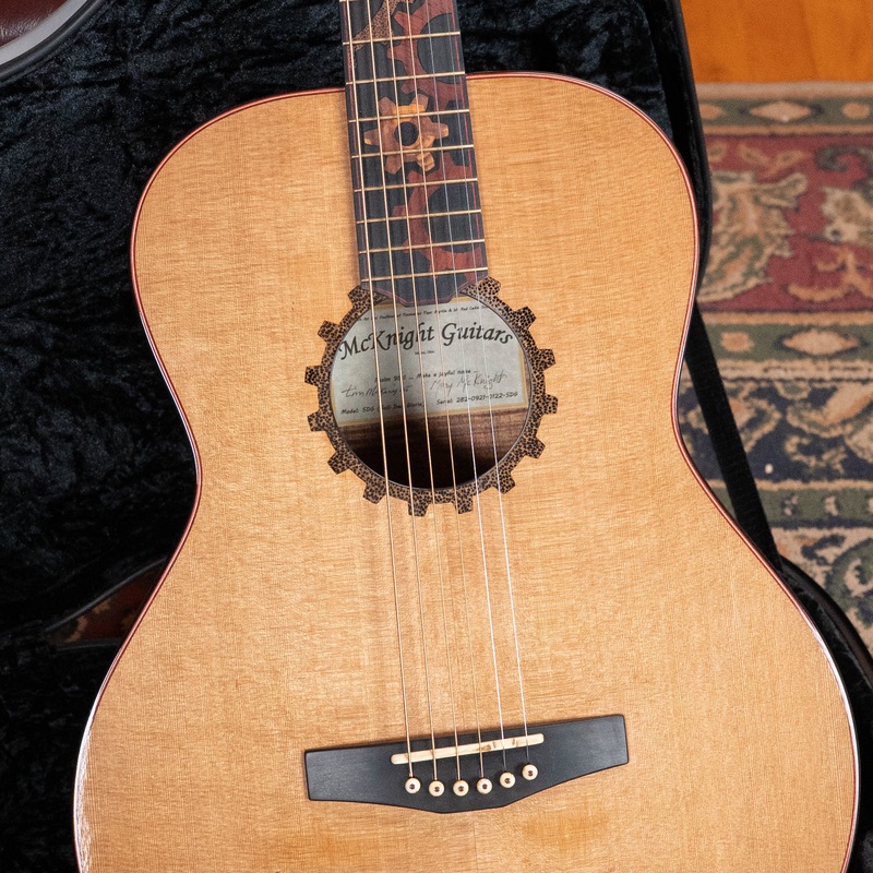 (Used) 2021 McKnight Solo De Gloria "SDG" Red Cedar/Tiger Myrtle Acoustic Guitar #0122