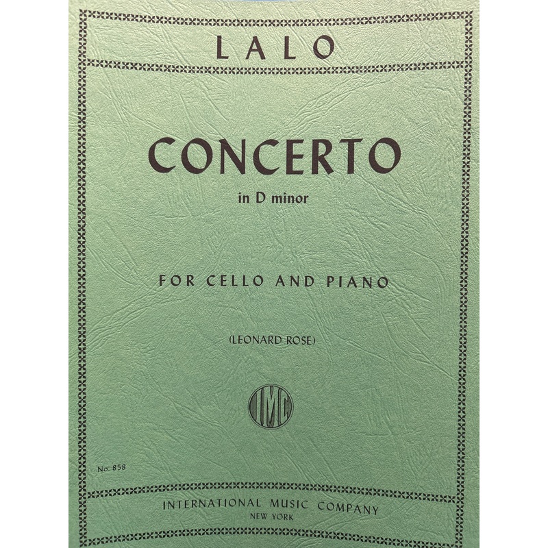 Concerto in D minor - Cello - Lalo / Rose
