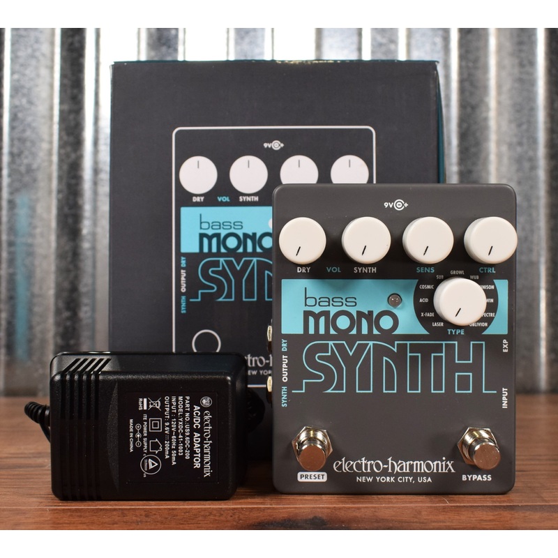 Electro-Harmonix EHX Bass Mono Synth Bass Synthesizer Effect Pedal