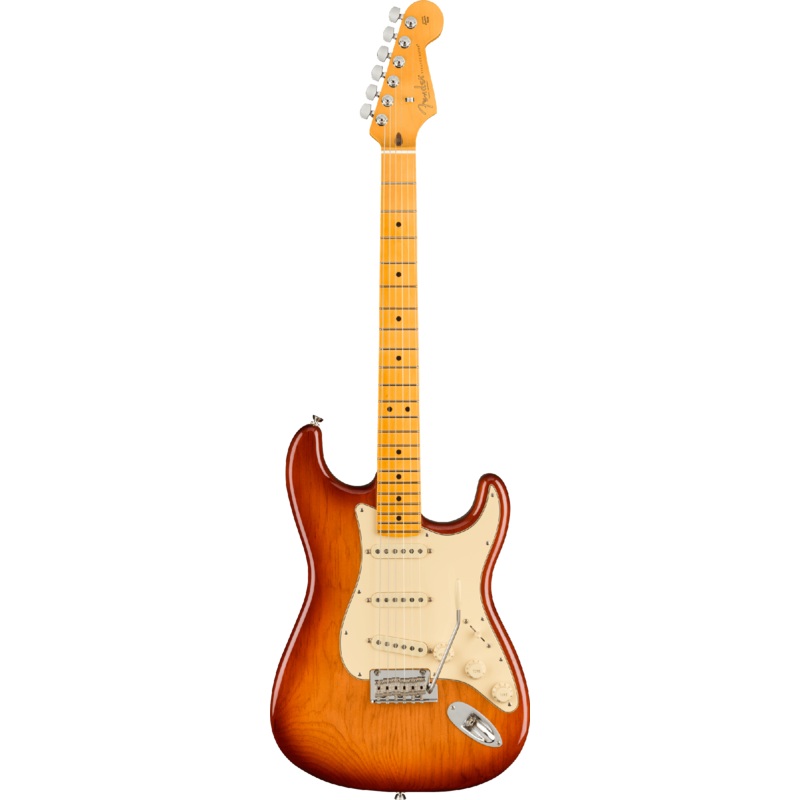 FENDER AMERICAN PRO II STRAT SSS MN - SIENNA SUNBURST - CASE