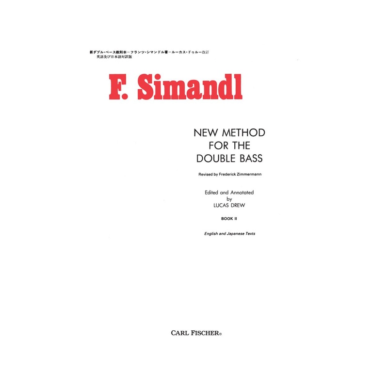 New Method for the Double Bass Book 2 - F. Simandl