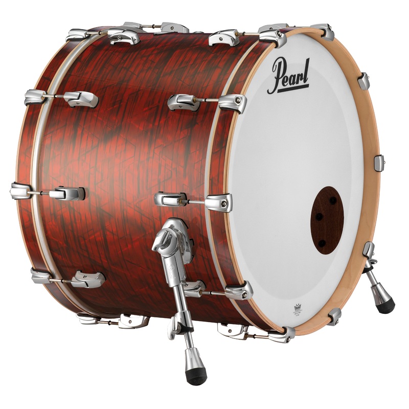 Pearl Music City Custom 20"x14" Reference Series Bass Drum w/BB3 Mount RED ONYX RF2014BB/C403