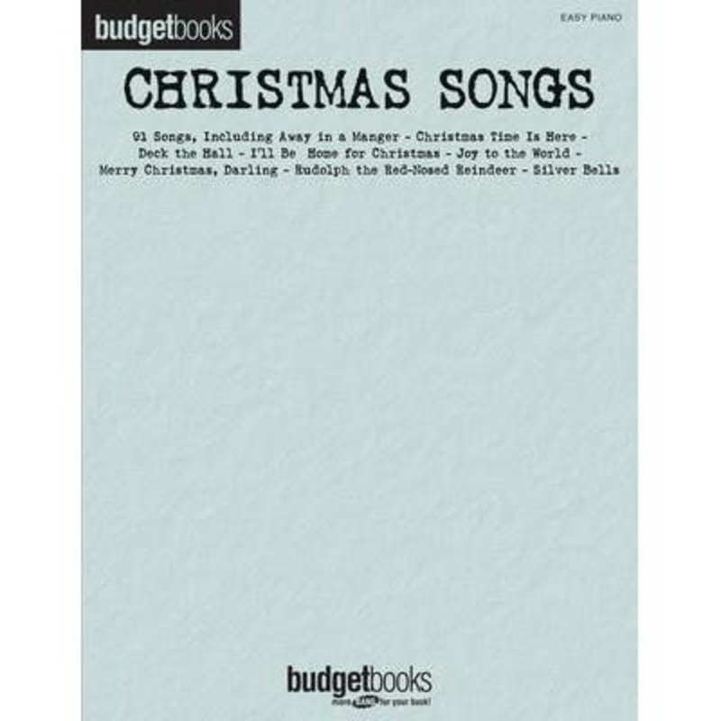 Budget Books - Christmas Songs for Easy Piano