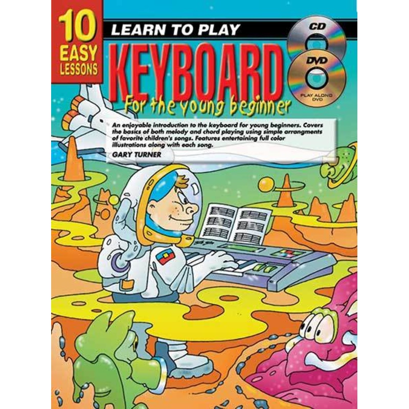 PROGRESSIVE 10 EASY LESSON KIDS KEYBOARD