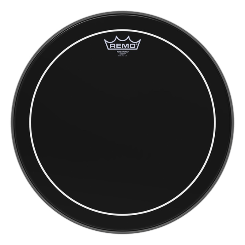 Remo Pinstripe Ebony Drumhead- 12"