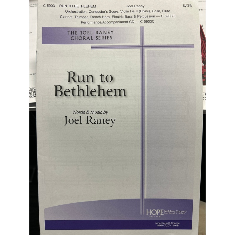 Run to Bethlehem - SATB - Raney