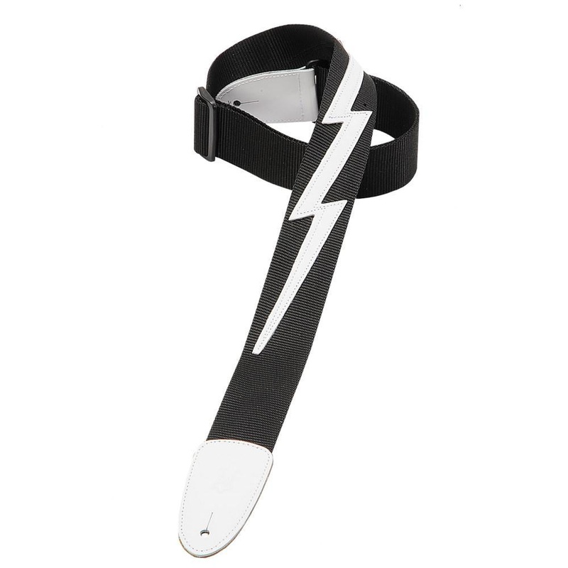 Levy's DM5-BLK 2" Polypropylene Guitar Strap-Black