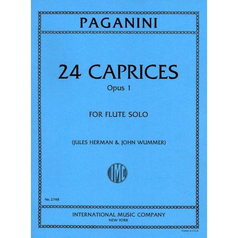 Paganini 24 Caprices Op. 1