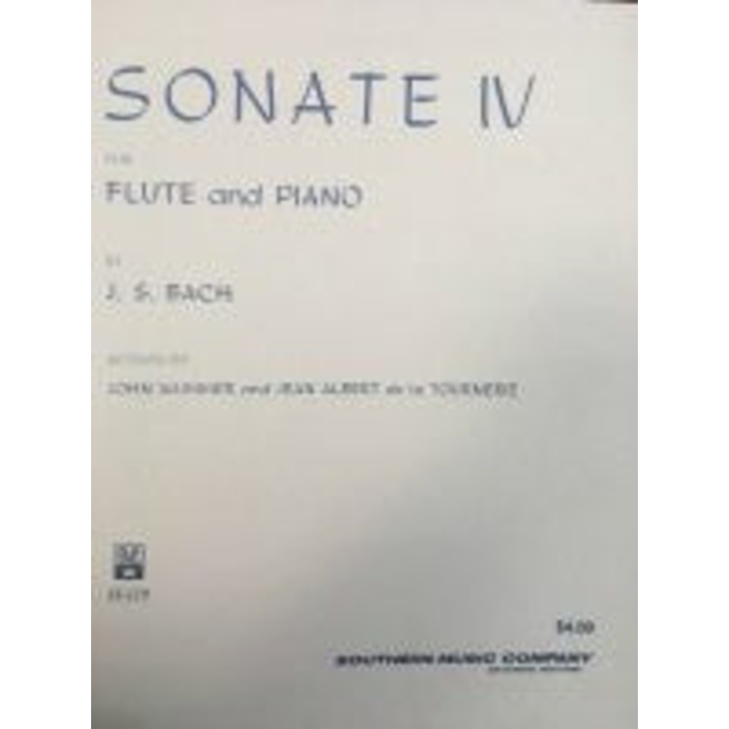 Sonate IV - Bach/Wummer/Albert/Tournerie