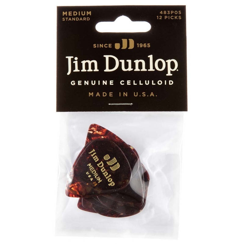 Dunlop Celluloid Guitar Picks (12 Pack)
