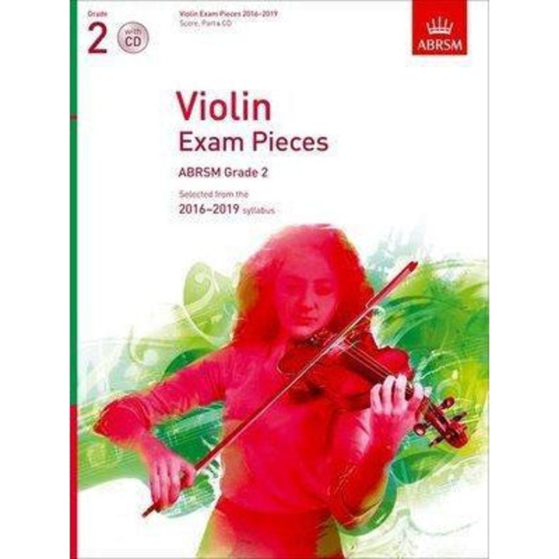 Violin Exam Pieces Grade 2 2016-2019 Score & Part & CD