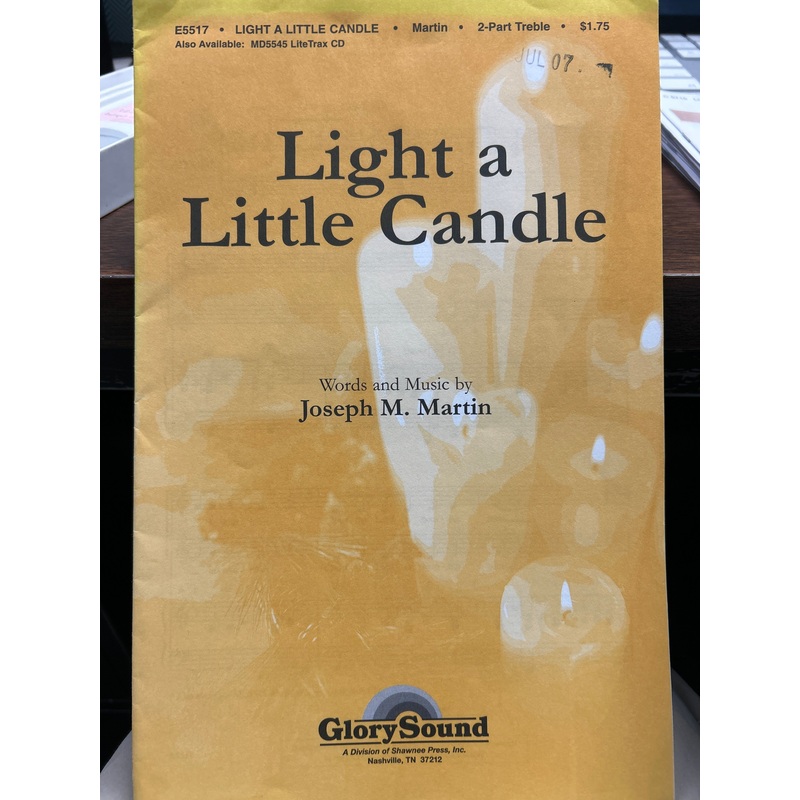 Light a Little Candle - 2-Part Treble - Martin
