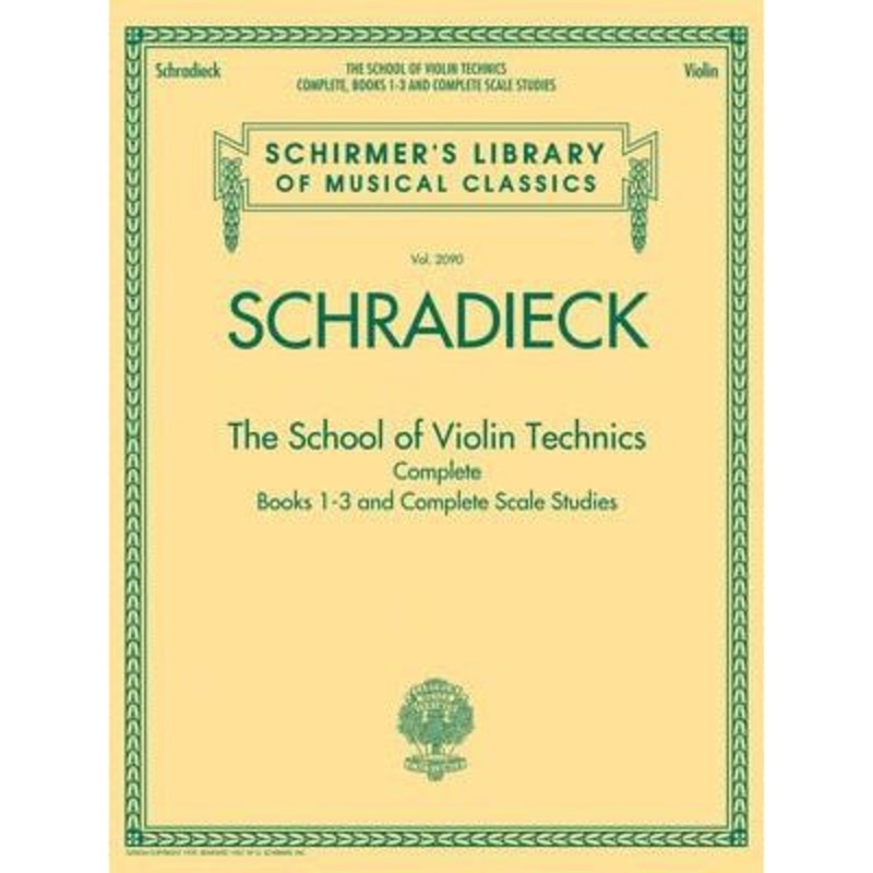 Schradieck - The School of Violin Technics, Complete