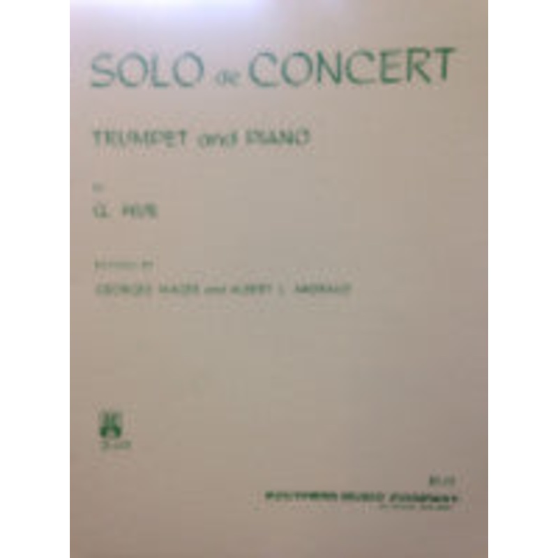 Solo de Concert - Trumpet - Hue/Mager/Andraud