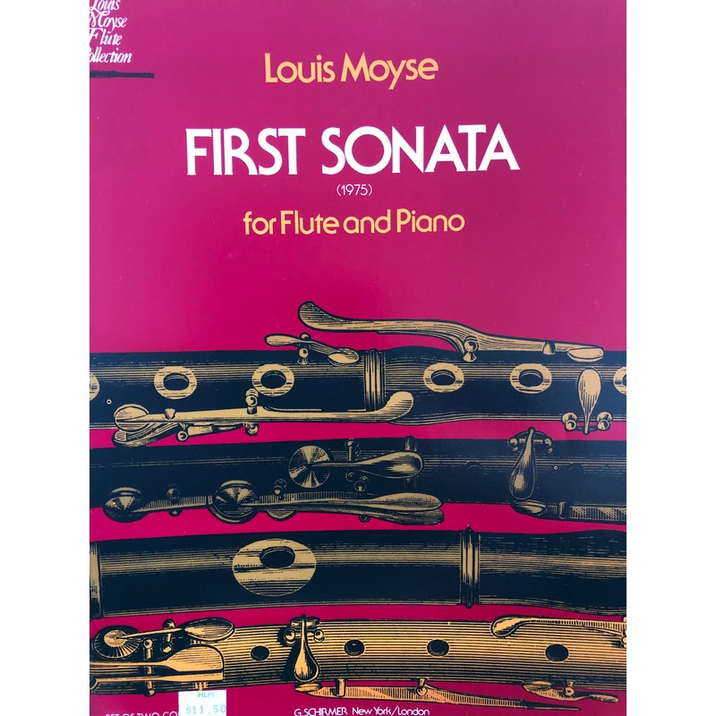 First Sonata for Flute and Piano (1975) - Moyse*