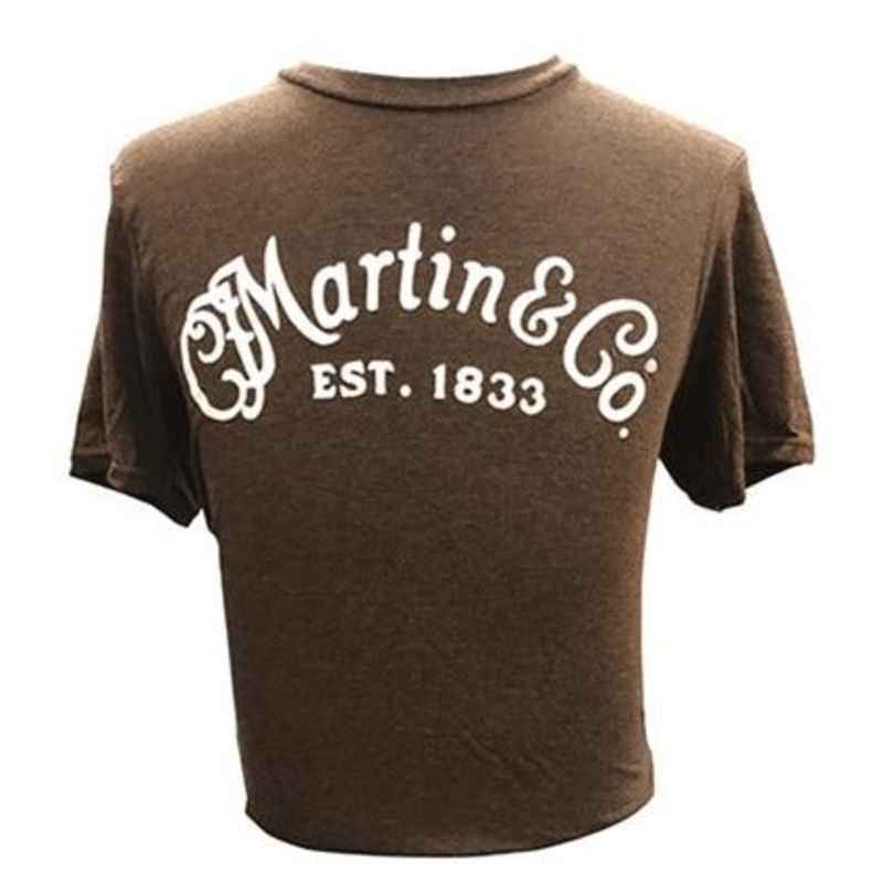Martin Guitars Logo T-Shirt - Heather Brown