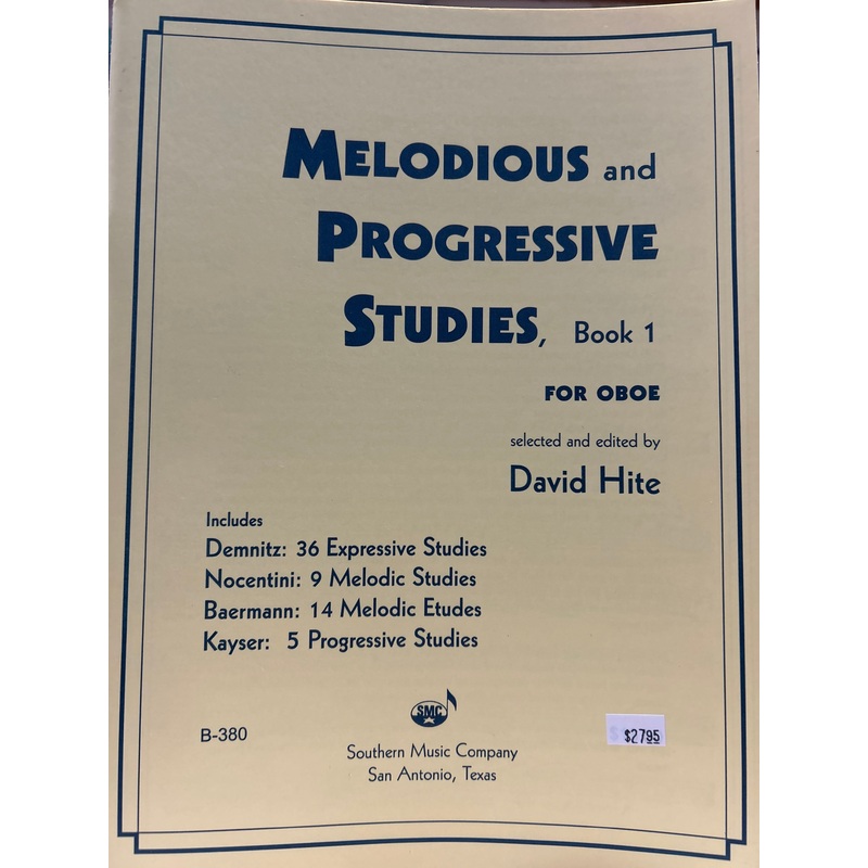Melodious and Progressive Studies for Oboe - Hite