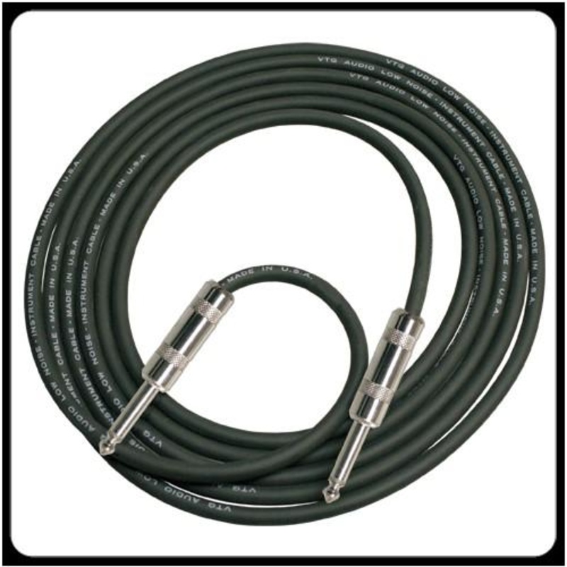 Rapco G1-2 Instrument Cable 1/4" Male-1/4" Male 2ft