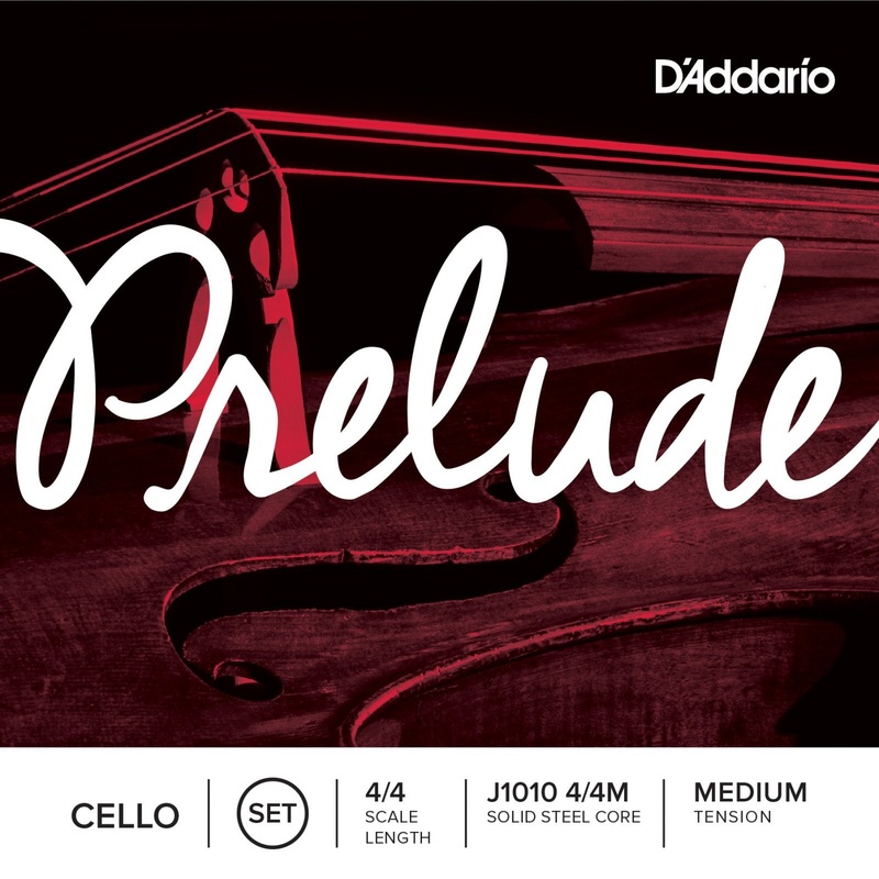 D'Addario J1010 1/2M Prelude Cello String Set, 1/2 Scale, Medium Tension