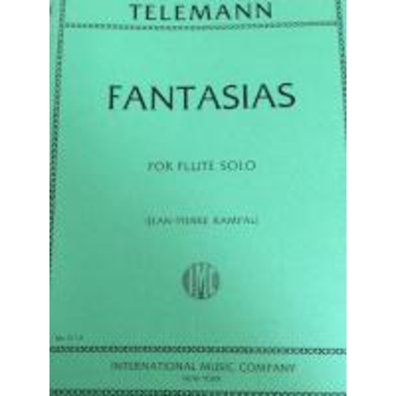 Fantasias for Flute Solo - No. 1-12 - Telemann/Rampal
