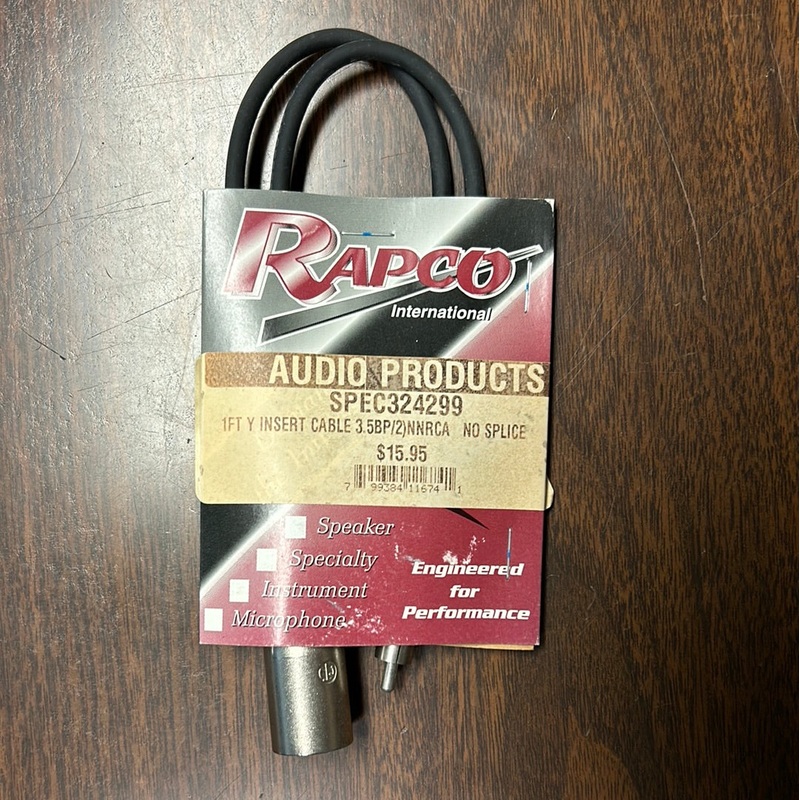 Rapco 1 Y-insert cable