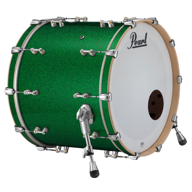 Pearl Music City Custom Reference Pure 26"x16" Bass Drum w/o BB3 Mount GREEN GLASS RFP2616BX/C446