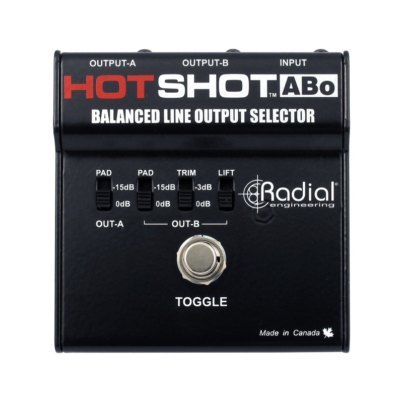 Radial Engineering HOTSHOT-ABO Balanced Line Output Selector