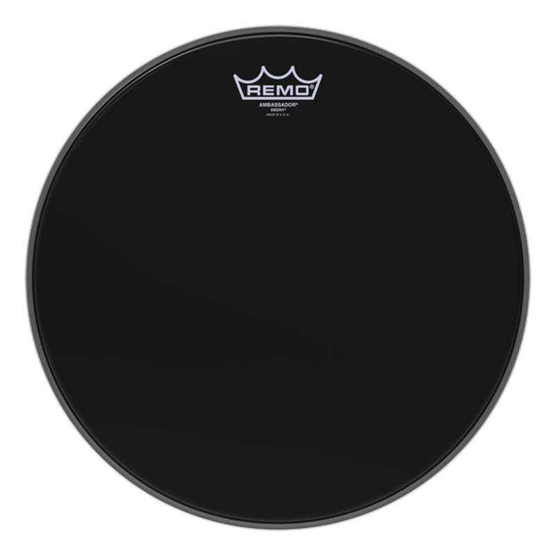 Remo Ambassador Ebony Drumhead- 14"