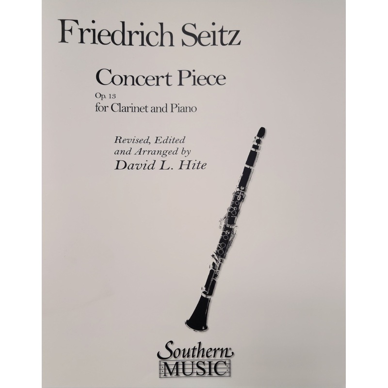 Concert Piece Op. 13 - Clarinet - Seitz/Hite