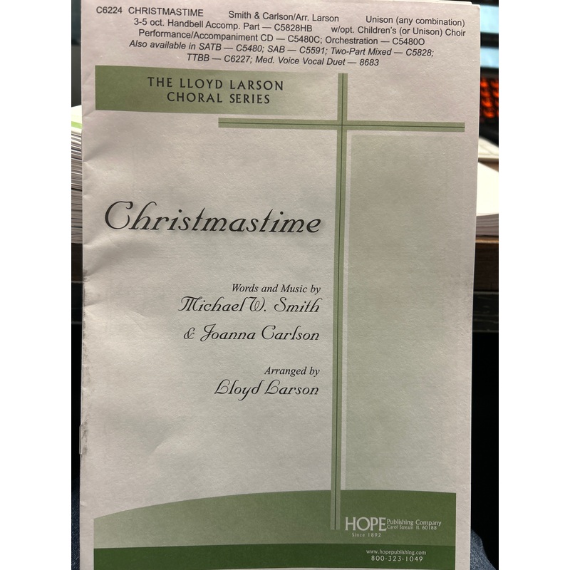 Christmastime - Vocal - Smith / Carlson