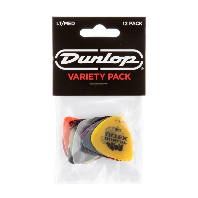 Dunlop Variety Picks Light/Medium 12 pack