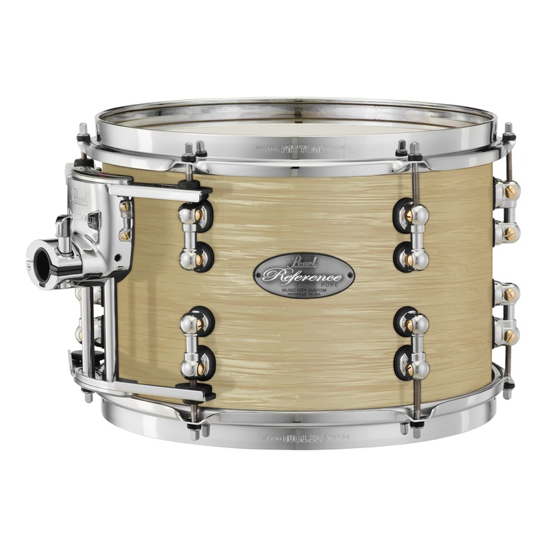 Pearl Music City Custom Reference Pure 24"x18" Bass Drum w/o BB3 Mount PLATINUM GOLD OYSTER RFP2418BX/C453