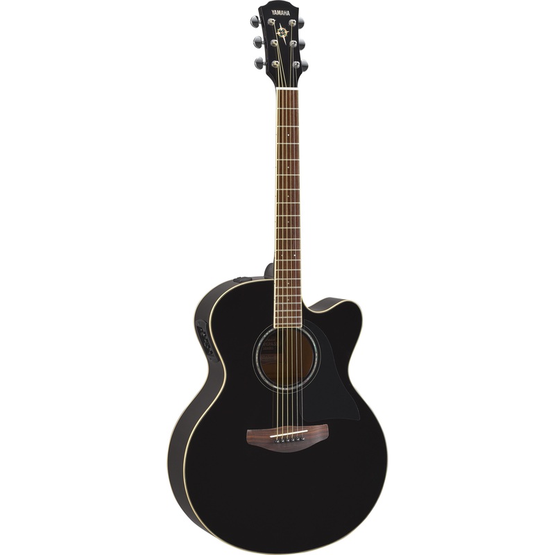 Yamaha CPX600-BL Acoustic/Electric Guitar-Black