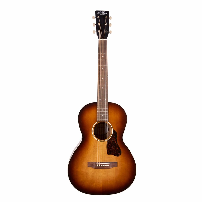 Art & Lutherie Roadhouse Parlor Acoustic/Electric Guitar-Light Burst GT